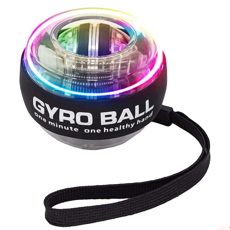 LED Gyroball Wrist Power Hand Ball Self-starting Gyro ball 2000kg Powerball Arm Hand Muscle Force Trainer Exercise Strengthener